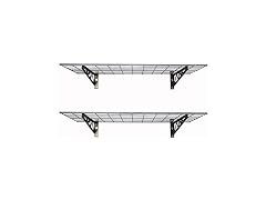 SafeRacks Steel Garage Wall Shelves 2-Pk 24"x48" Open Box