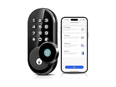 TEEHO TE342 APP Control WiFi Smart Door Lock Matt Blac