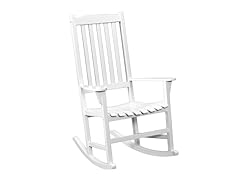Hardwood Porch Rocker - White