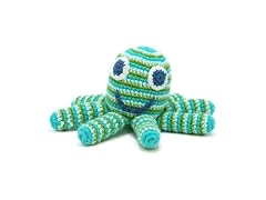 Gigamic PEBBLE Green Octopus Rattle, 1