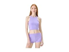 Florence By Mills Women (M) Side Crop Tank Top
