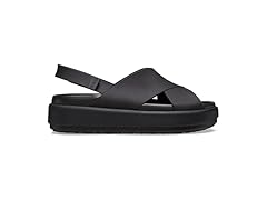 Crocs Brooklyn Luxe Womens Cross Strap Black