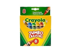 Crayola Jumbo Crayons - 8-Per Box