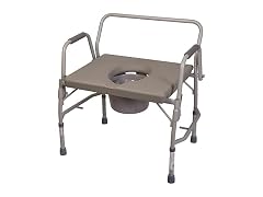 DMI Bedside Commode Adjustable Extra Wide