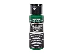 DecoArt Americana Satin Acrylics Paint, 2-Ounce, Green Beret
