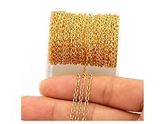 33FT Gold Plated Jewelry Chain
