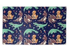 "Ice Cream Dinos" 3' x 2' Rug