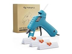 Tilswall Hot Glue Gun Kit with 30 Glue Sticks Blue