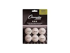 Champion Sports 3 Star Table Tennis Ball Pack