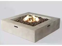 Mondawe B120P203709 Square Propane Fire Pit Table