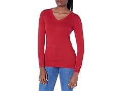 Amazon Essentials Women's V-Neck Sweater