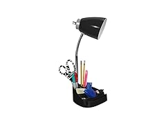 Simple Designs Limelights LD1056-BLK Desk Lamp Organizer