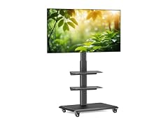  Rfiver Mobile TV Cart Rolling TV Stand