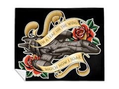 "Smugglers Tattoo" Mink Fleece Blanket