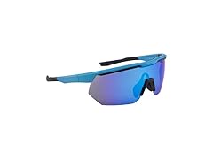 Safety Eyewear Blue Frame Mirror Lens