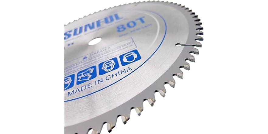 14 inch (355 MM) TCG 80Tooth fine finish cut-off blade with a 1 inch arbor