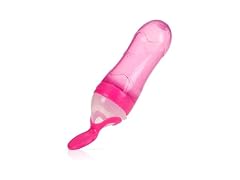 Nuby Garden Fresh Silicone Squeeze Feeder Pink