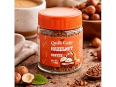 (6pk) Instant Freeze-Dried Coffee - Hazelnut Flavor