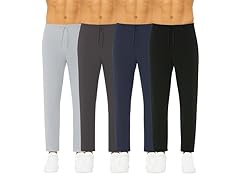 4Pk Asst Mens Butter Soft Lounge Pants