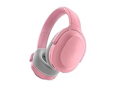 Razer Barracuda Wireless Gaming & Mobile Headset (PC, PlayStation, Switch 2, Android, iOS): 2.4GHz Wireless + Bluetooth - Integrated Noise-Cancelling Mic - 50mm Drivers - 40 Hr Battery - Quartz Pink (Open Box)