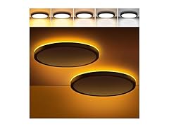 Brightever LED Flush Mount Ceiling Lights with Night Light,