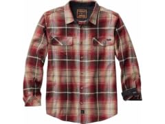 Legendary Whitetails Men (L) Shirt Brick Plaid