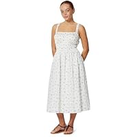 Amazon Essentials Women Woven Cotton Sateen Dress