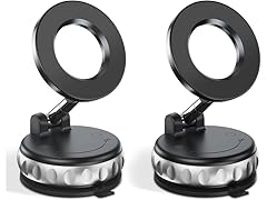 (2 Pack) Suction Magnetic Phone Holder