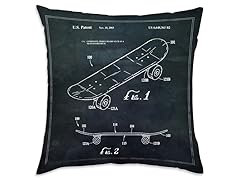 Skateboard Throw Pillow