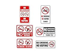 RABOWA No Smoking No Vaping Stickers