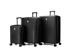 Tucci Italy Spettro 3-Piece Expandable Hardside Spinner Luggage Set