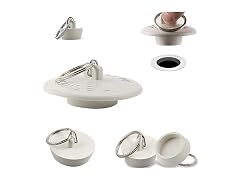 iFealClear 6 Pieces Drain Stopper, Rubber Sink Stopper