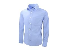 Black n Bianco Dress Shirt, Oxford Blue (8)