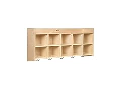 ECR4Kids 10-Section Hanging Coat Locker