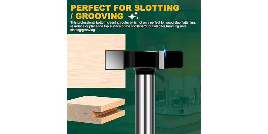 Spoon Router Bit CNC Spoilboard Surfacing Router Bit