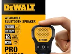 DEWALT DXMA1901148 Wearable Bluetooth Speaker