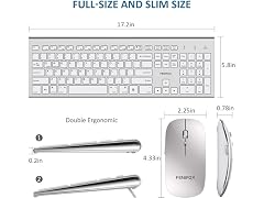 Wireless Keyboard & Mouse Dual System