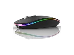 Uiosmuph LED Wireless Mouse, G12 Slim