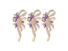 Merdia Created Crystal Brooch Fancy