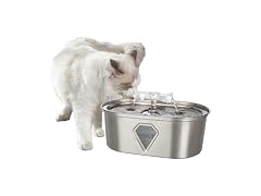 PETMAKER Cat Water Fountain - Stainless Steel