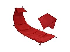 Sunnydaze Decor Red Lounge Cushion