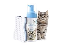 Waterless Cat Shampoo+Cat Brush