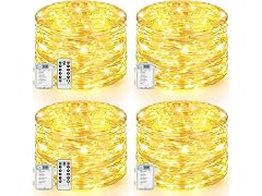 Lakumu Fairy Lights Battery Operated with Timer & Remote