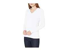 Women's Lightweight LS V-Neck (M)