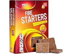 Melt Candle Company Pack of 160 Charcoal Fire Starters