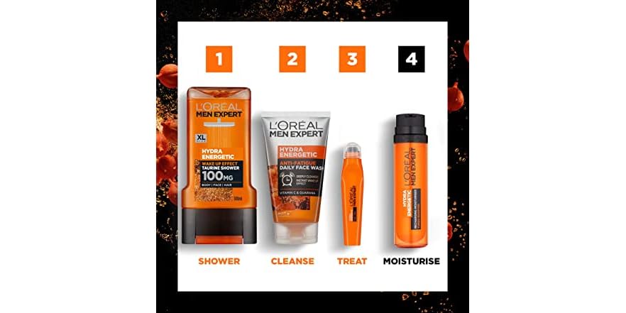 L'Oreal Men Turbo Boost Gel (Pack of 2)