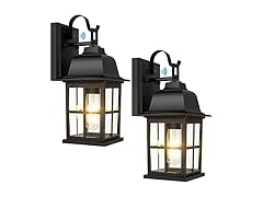 TOBUSA 2-Pack Dusk to Dawn Outdoor Wall Lights
