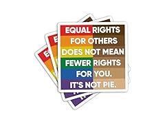 Generic Set 3Pcs Equal Rights Stickers