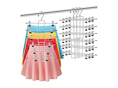 SHUKEEKA 3 Pack Metal Pants Hangers