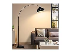 GoBright Modern Arc Floor Lamp
